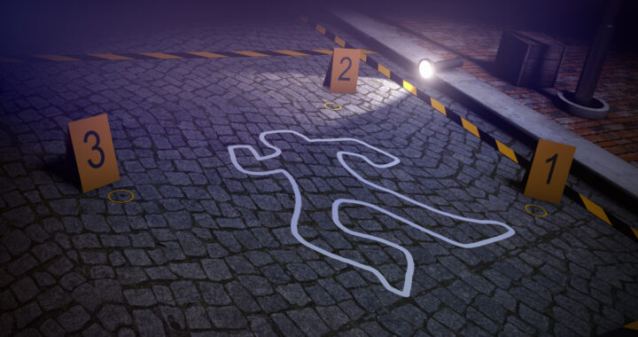 3d-render-crime-scene-with-silhouette